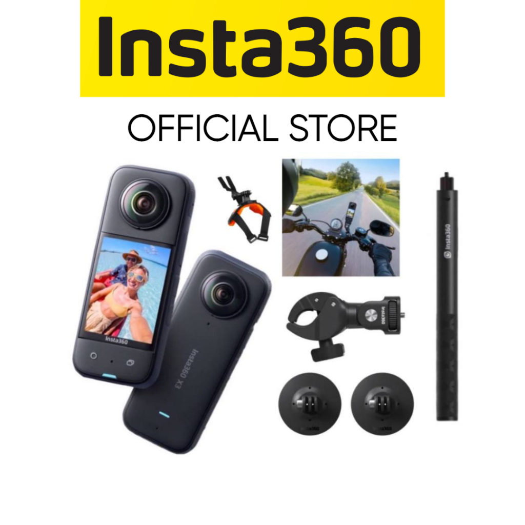 未開封新品Insta360 禍々しい X3 Motorcycle Kitバイク撮影キット