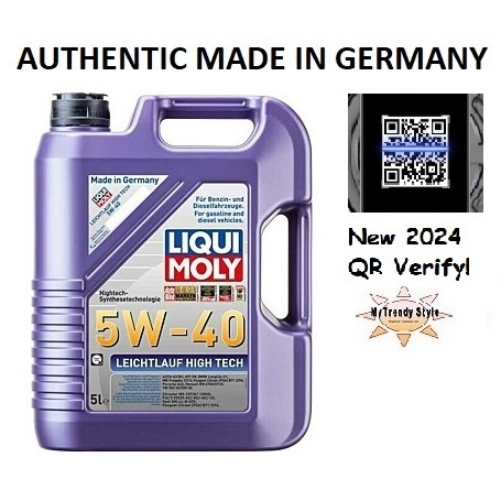 Liqui Moly Leichtlauf High Tech 5W-40 5W40 5L Bottle * Petrol & Diesel ...