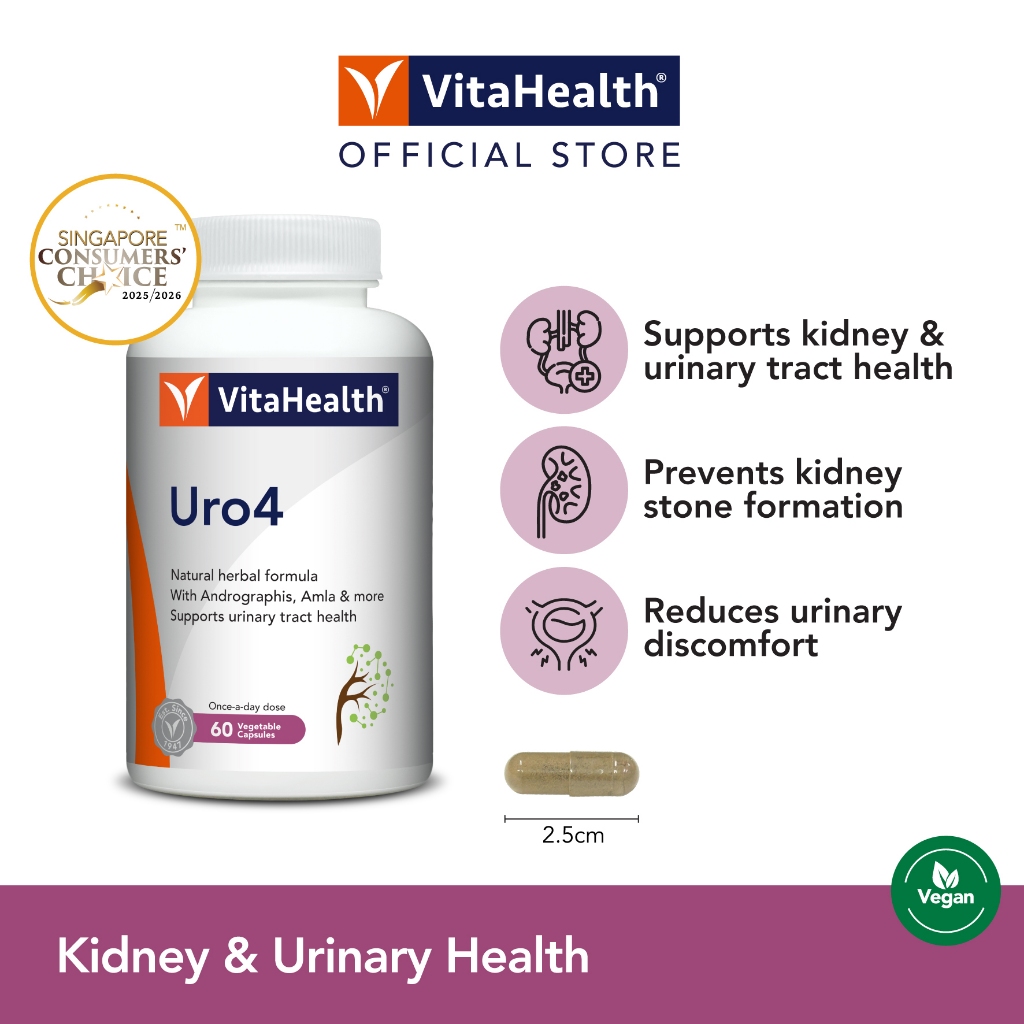 VitaHealth Uro4 [EXP 03-2027] - Support, Maintain healthy kidney and ...