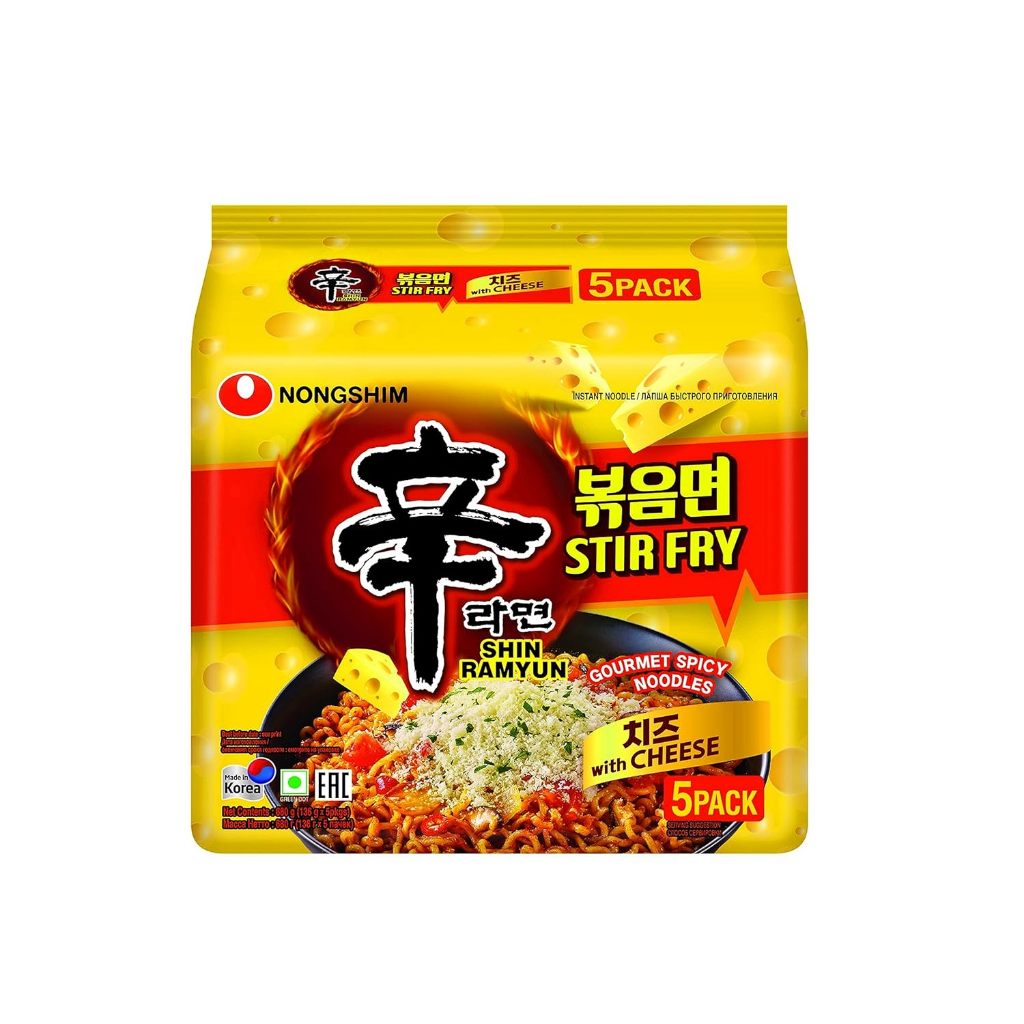 Nongshim Shin Ramyun Instant Noodle - Stir Fry Cheese | Shopee Singapore