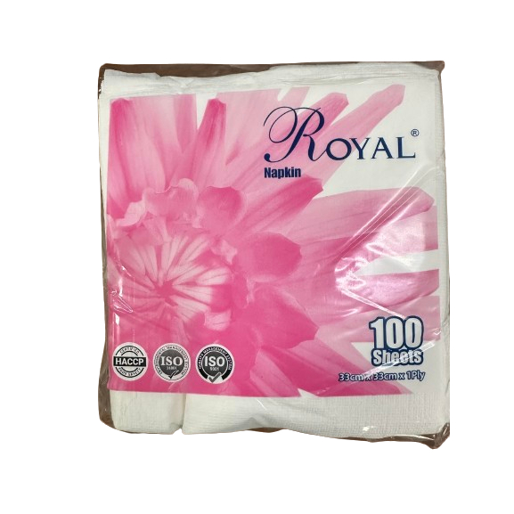 Royal Napkin 33cm*33cm (100sheets) | Shopee Singapore