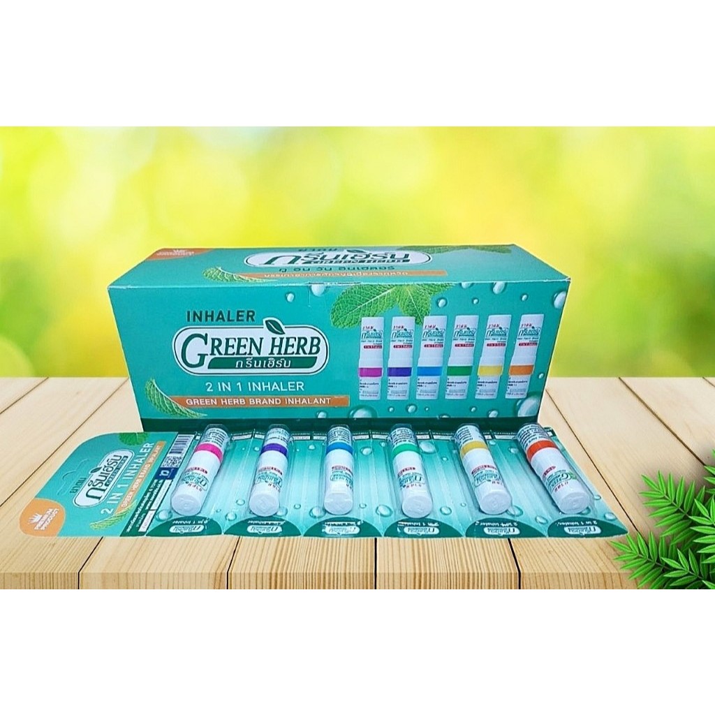 [SG🇸🇬 SELLER]💥READY STOCK 💥 6PC ORIGNAL Green Herb Thailand Nasal ...