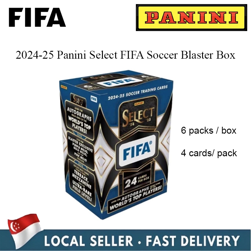2024/25 Panini Select FIFA Soccer Trading Card Blaster Box - 24 cards ...