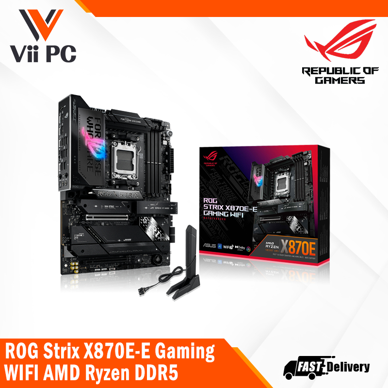 ASUS ROG Strix X870E-E X870 Gaming WIFI 7/ AM5 for AMD Ryzen™ 9000 ...