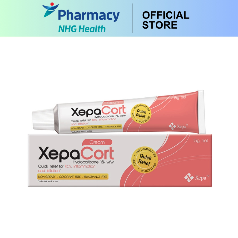 Xepacort Cream 15g [relieves itch, minor rash] | Shopee Singapore