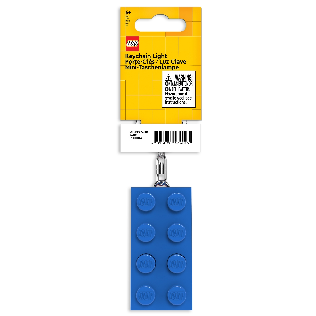 LEGO® Minifigurines™ Keychain Light 2x4 Brick-Blue | Shopee Singapore