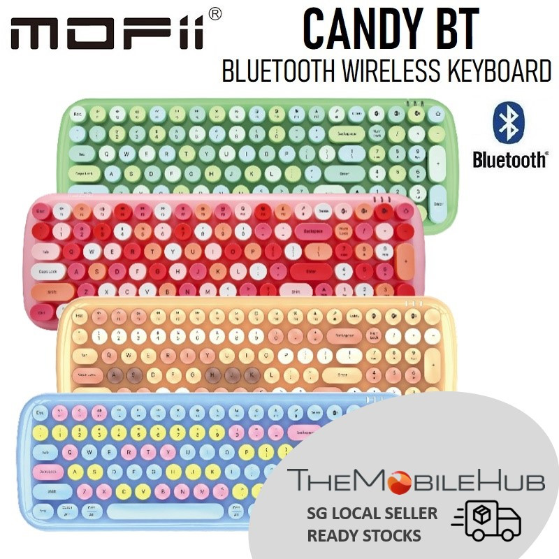 MOFII Candy BT Bluetooth Wireless Keyboard Multi-Device Windows Mac ...