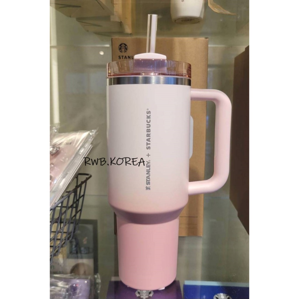 🎀【In Stock】 2024 韩国星巴克 Starbucks Korea Stanley Pink Quencher Tumbler ...