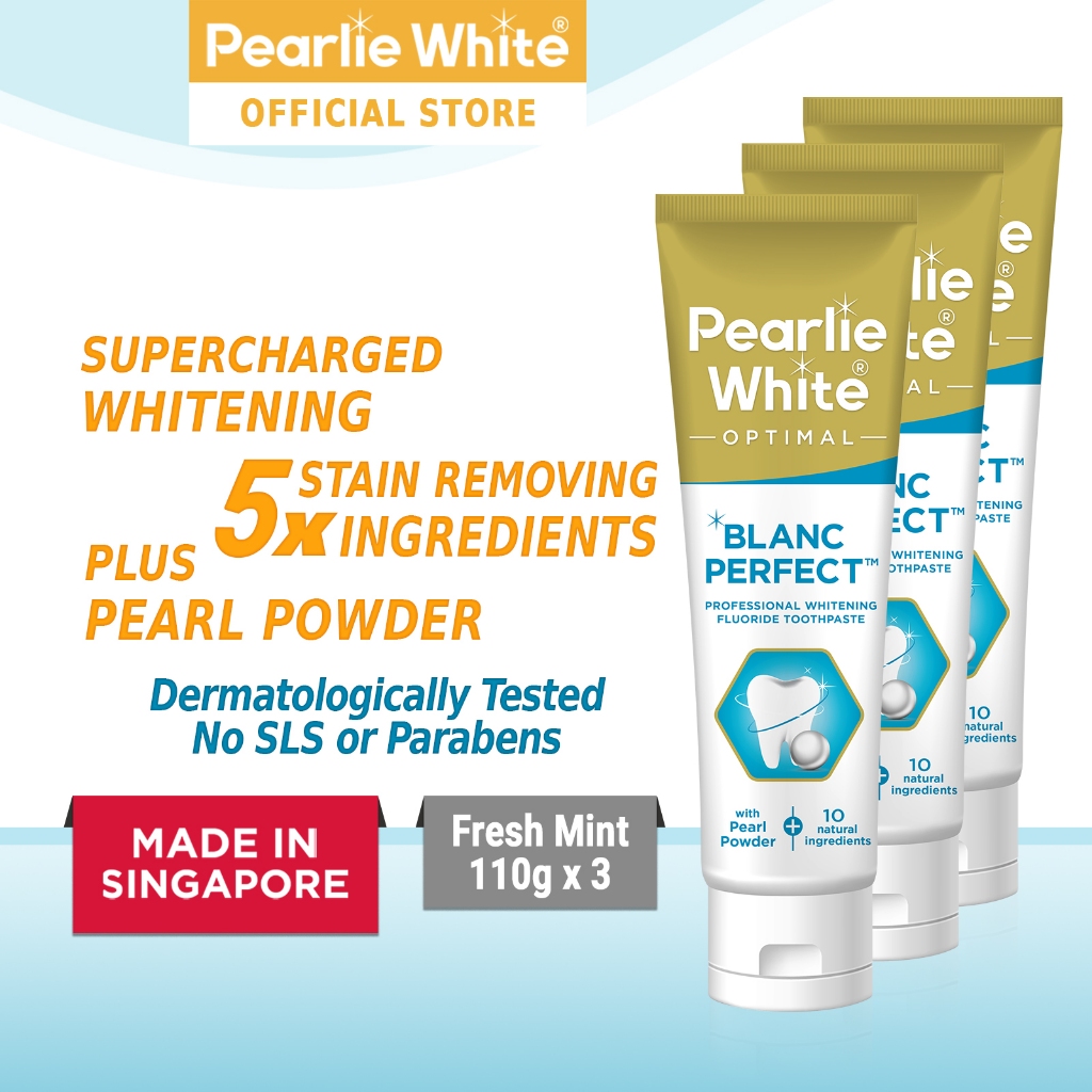 [Bundle of 3] Pearlie White Optimal Blanc Perfect Professional ...
