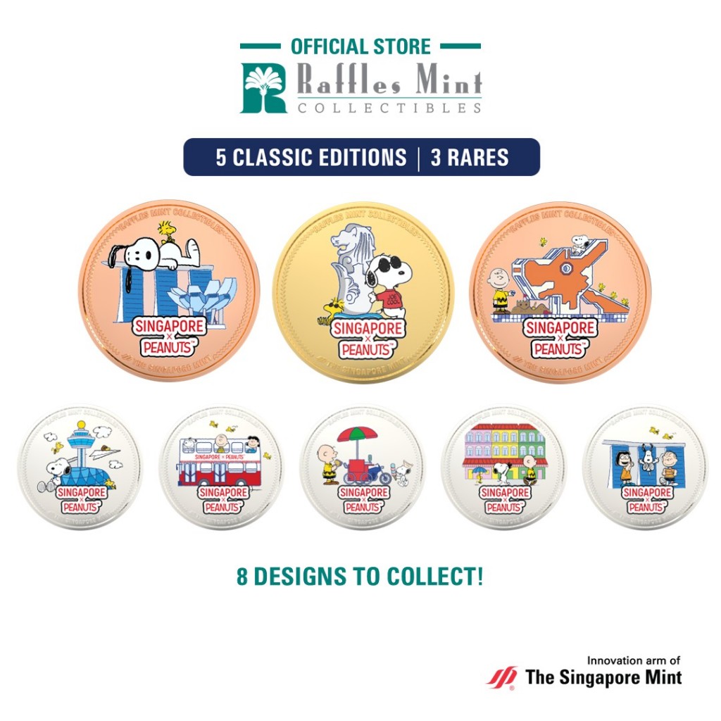 SG60 Singapore x Peanuts Mystery Medallions Blind Box [The