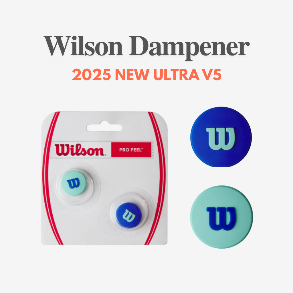 Wilson 2 Pcs Tennis Racket Dampener – Ultra V5 Compatible Vibration ...