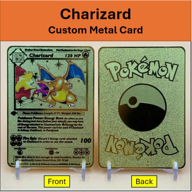 Custom Metal Pokemon Card | Shopee Singapore