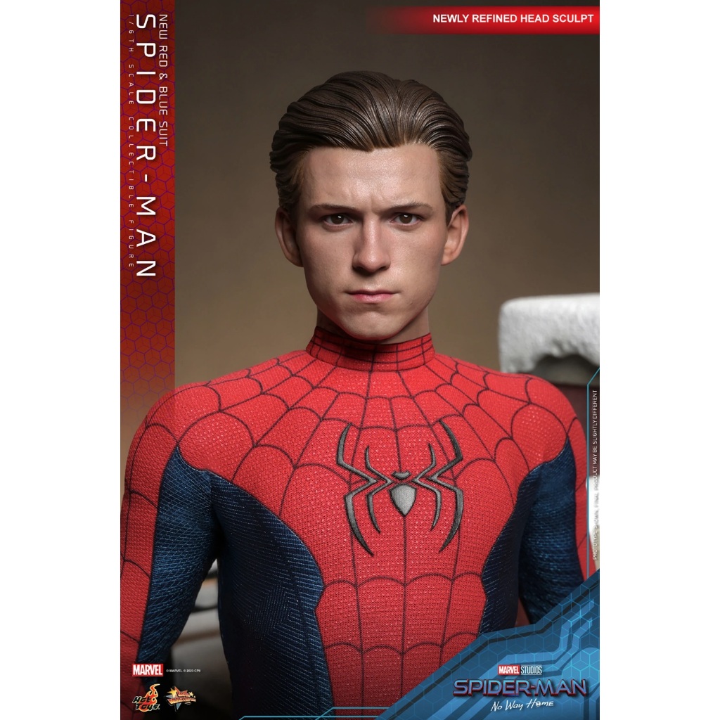 Hot Toys Spider-Man (New Red & Blue Suit) - MMS679 - Spiderman: No
