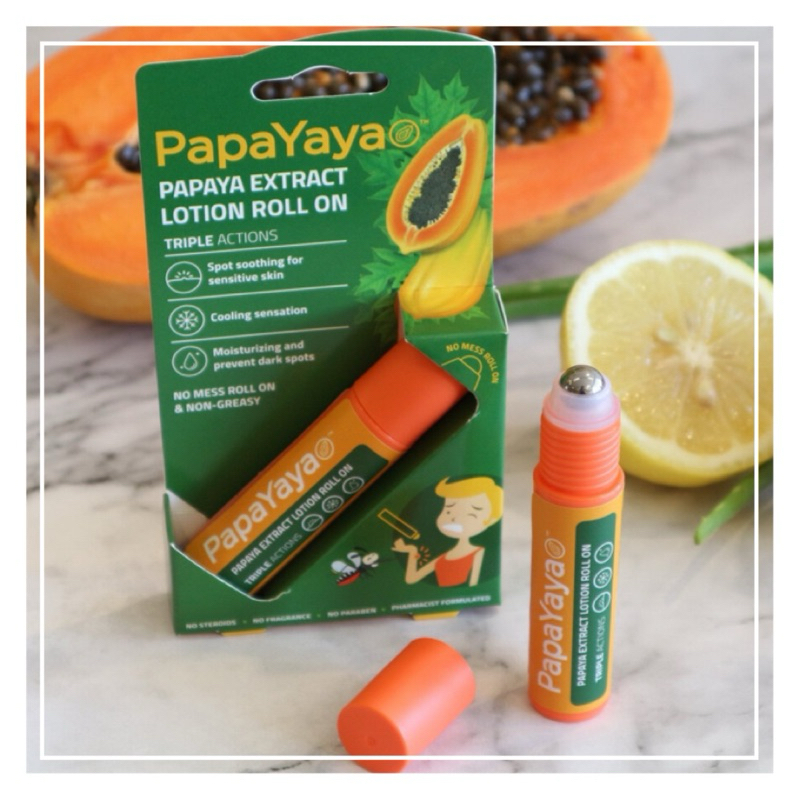PapaYaya papaya extract lotion roll on. Anti-Itch. No dark spots on ...