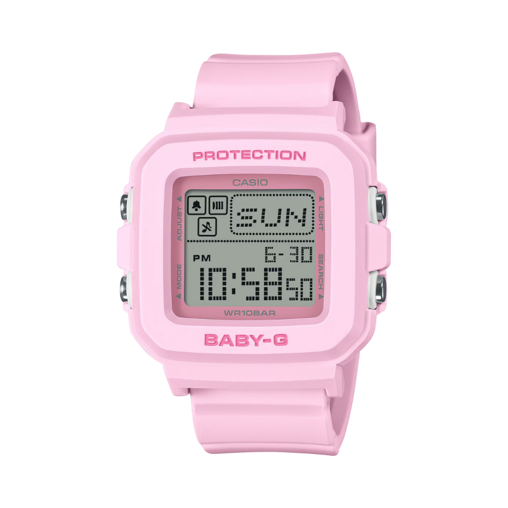 Casio Baby G Pink Digital Women Watch BGD 10 4DR Shopee Singapore