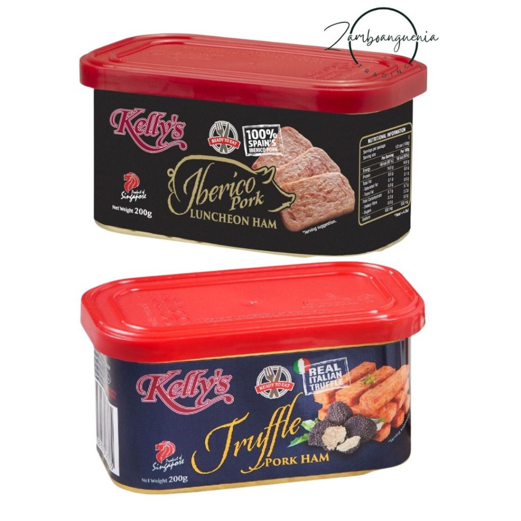 KELLY's Iberico Pork Luncheon Ham & Truffle Pork Ham (200g) [SG ...