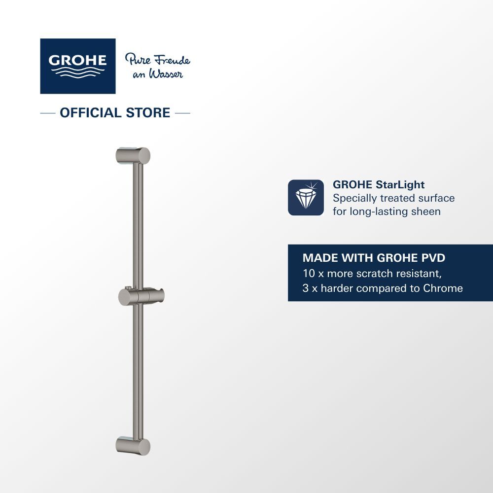 GROHE Tempesta Cosmopolitan Shower Rail 600mm in SPA Colours | Shopee ...