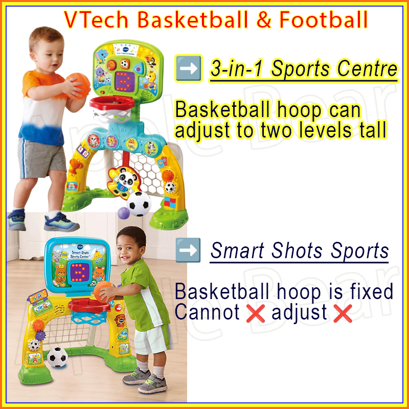 VTech 3-in-1 Sports Centre Basketball Football Count Win Smart