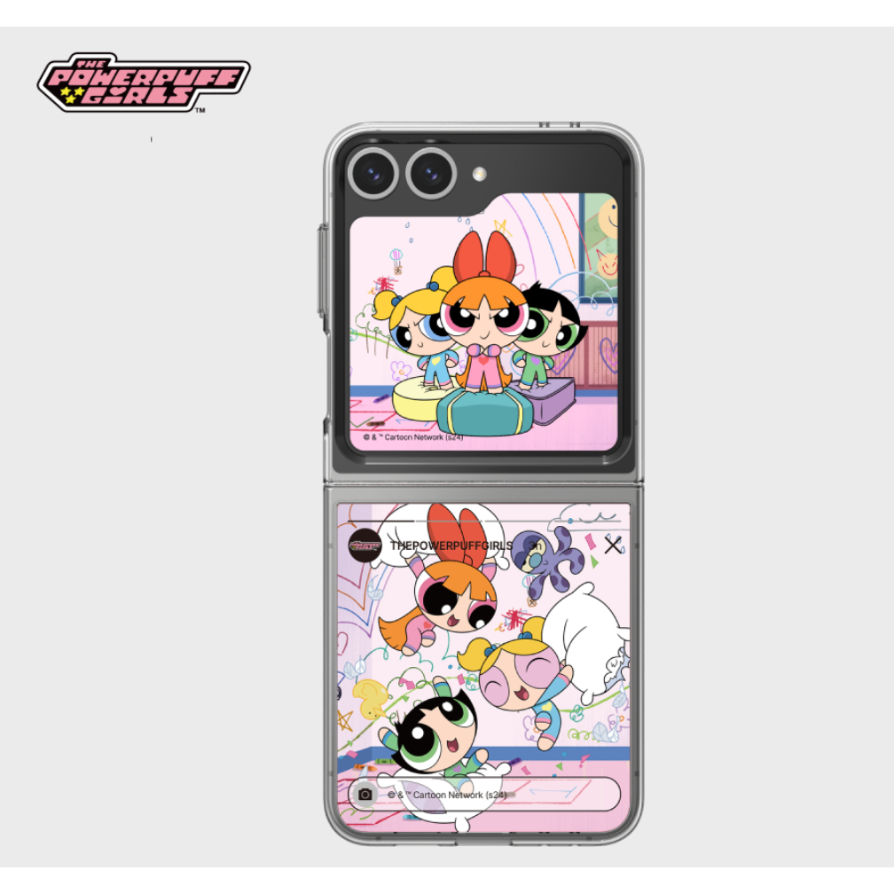 Samsung Flipsuit card for galaxy z flip 5 6 / zflip6 powerpuff