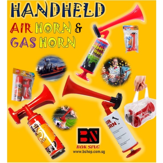 HANDHELD AIR HORN/ GAS HORN FOR SPORTS AND BOATING | Shopee Singapore