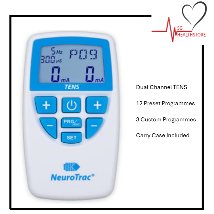 NeuroTrac Digital TENS Machine, Digital Dual Channel, Pain Relief ...