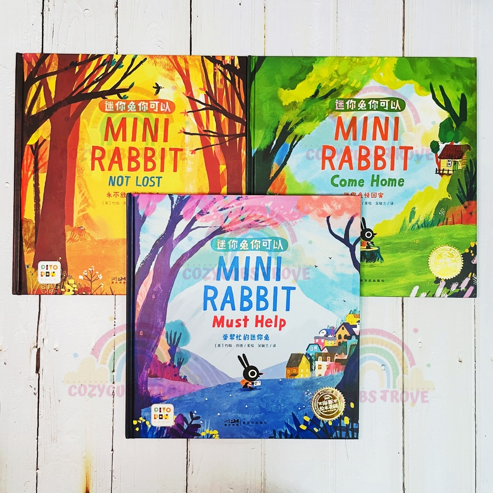 【SG】CLEARANCE Mini Rabbit Bilingual Children Picture Books: Not Lost ...