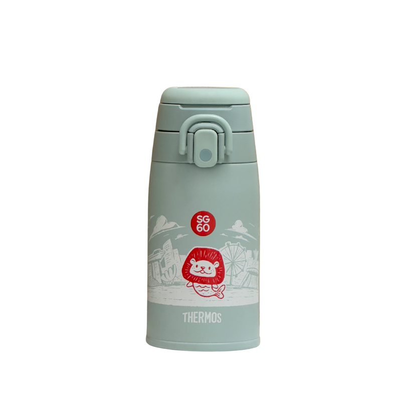 Thermos® SG60 Special Edition Merlion JOS-400SG 400ml Stainless Steel Bottle with Loop photo 5