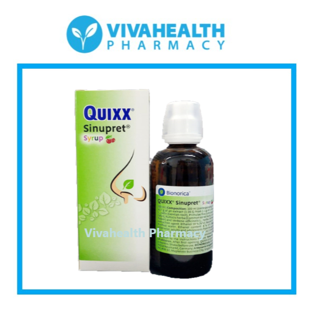 Quixx Sinupret Syrup 100mL [Exp:07/2028] | Shopee Singapore