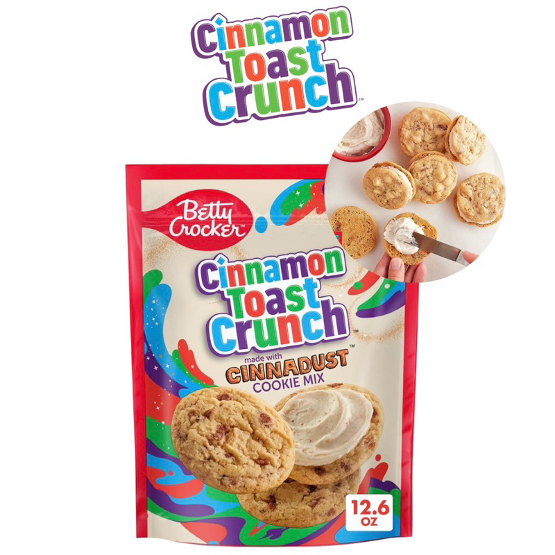 Betty Crocker Cinnamon Toast Crunch Cookie Dough Flour Mix, Made with