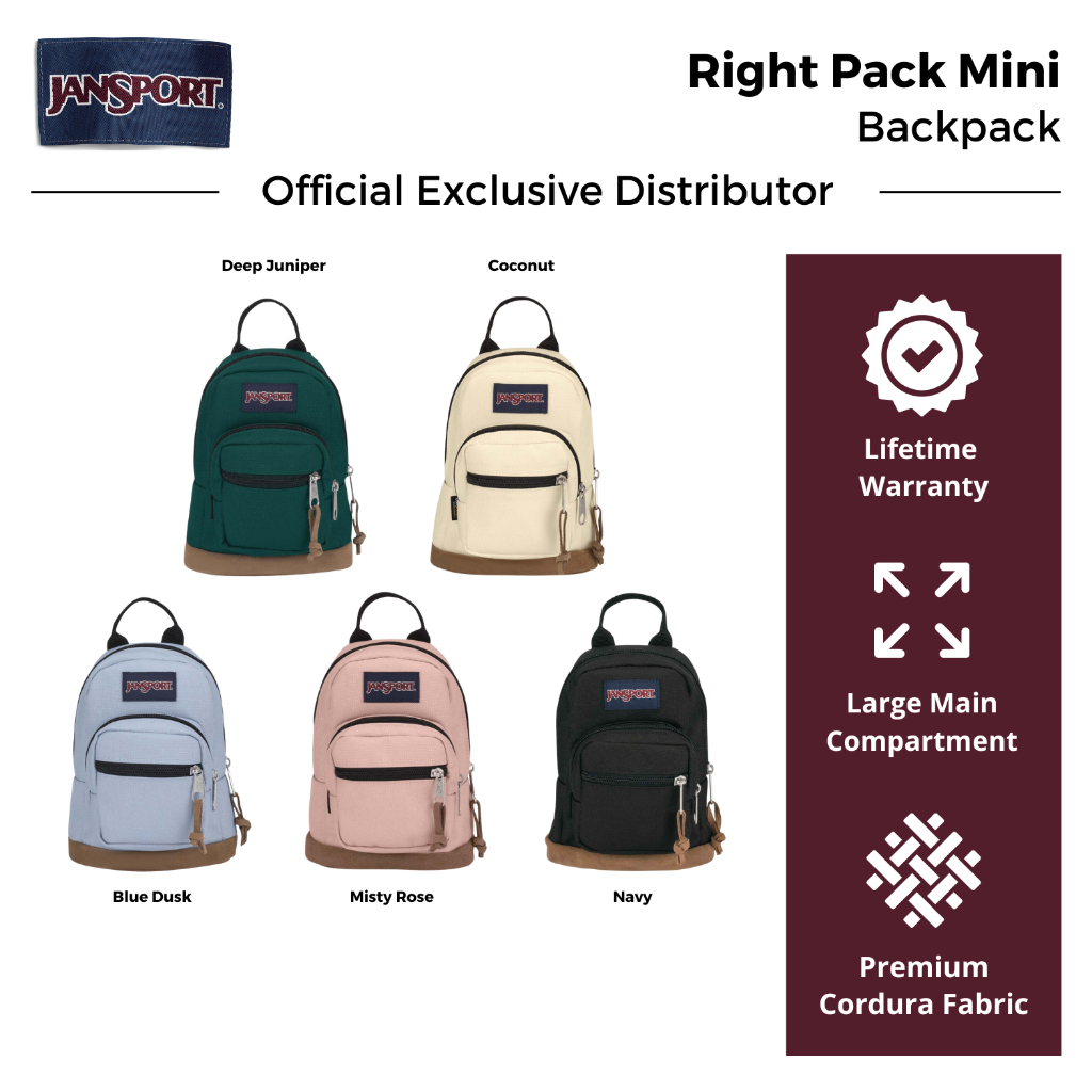 Jansport Right Pack Mini Backpack Shopee Singapore