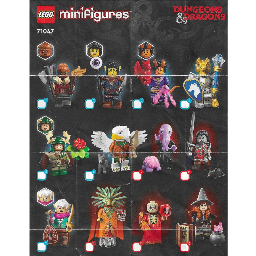 Pick-A-Minifigure LEGO 71047 Minifigures Dungeons and Dragons | Shopee ...