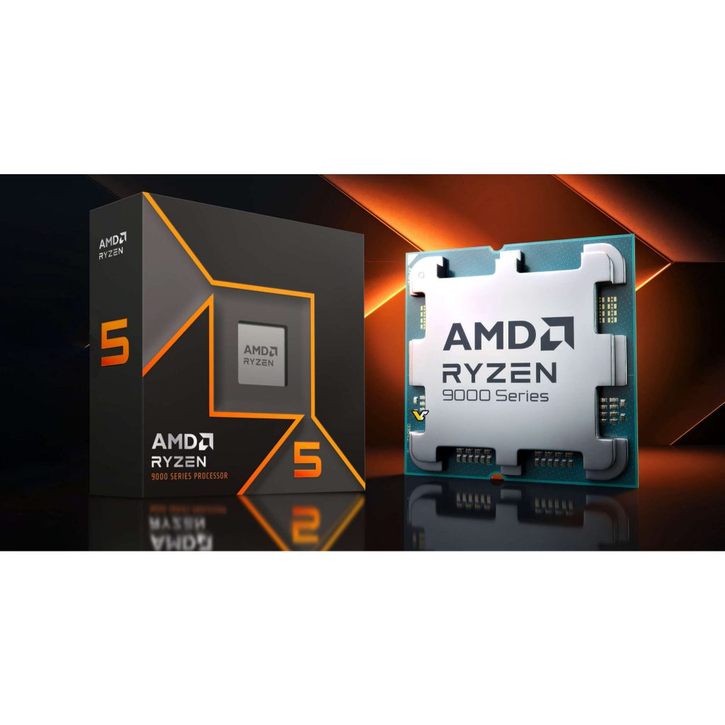 AMD Ryzen 5 9600X Zen 5 AM5 Up to 5.4Ghz Desktop Processor Support