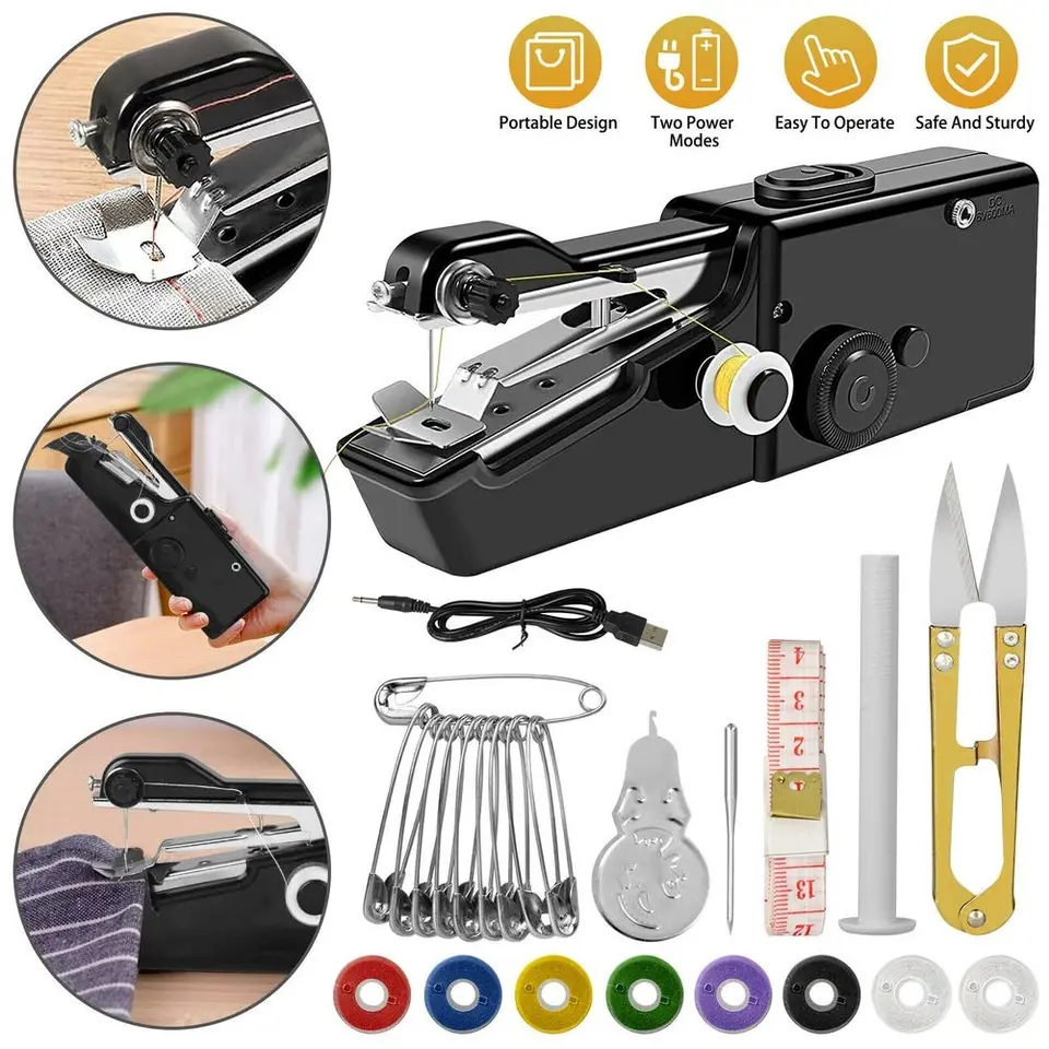 Automatic Sewing Machine Household Portable Mini Electric Quick Handy ...