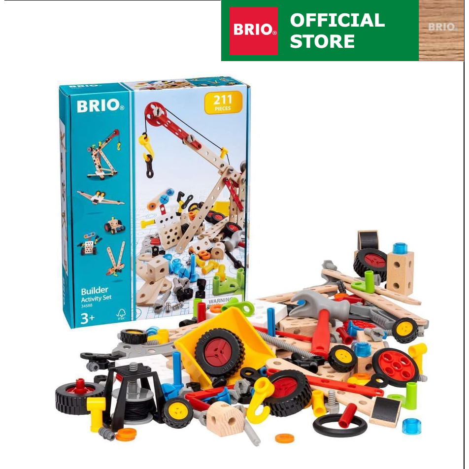 BRIO Builder Activity Set (34604) Creative Kit Kids Building ...