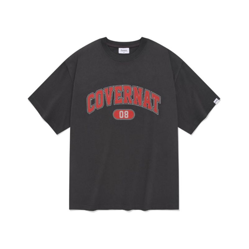 COVERNATのArch 08 Logo T-Shirt 全4色 COVERNAT] ARCH LOGO T-SHIRT (White)[H8] | Shopee Singapore