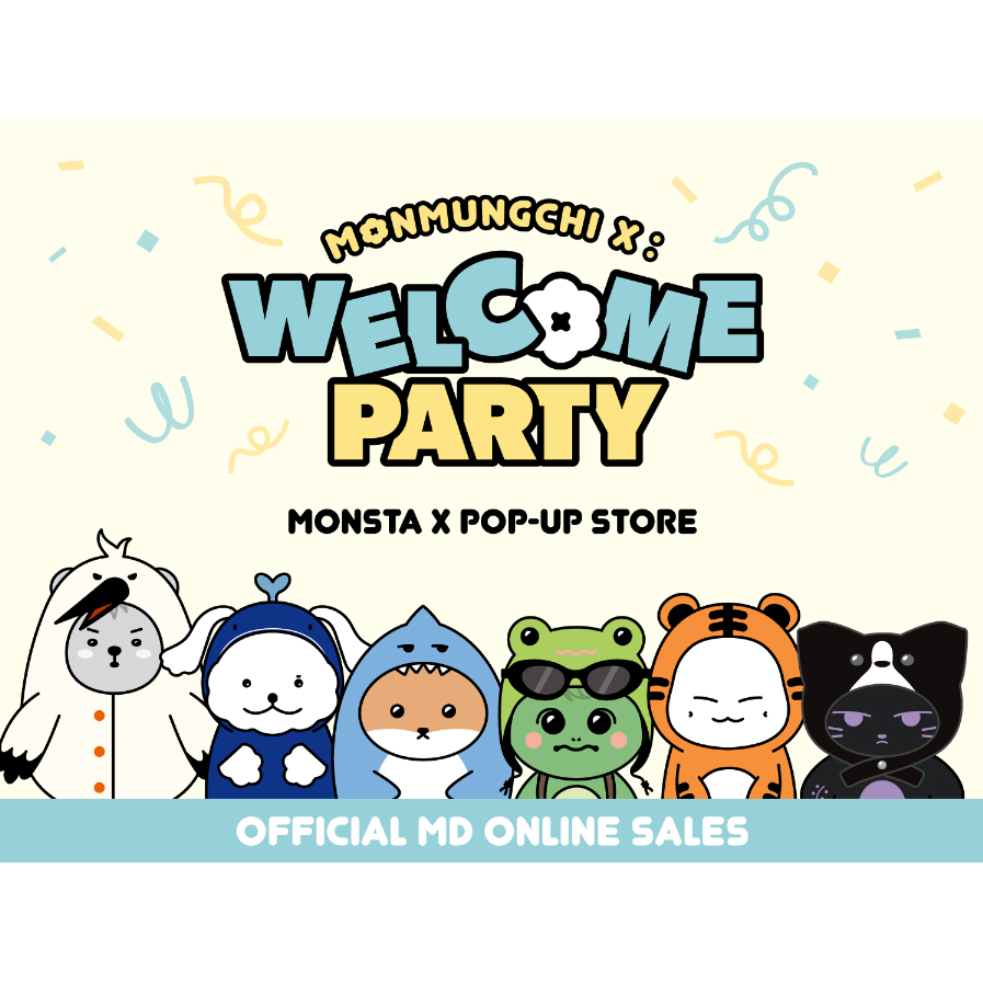 MINI DOLL) MONSTA X POP-UP STORE [MONMUNGCHI X : WELCOME PARTY] MD