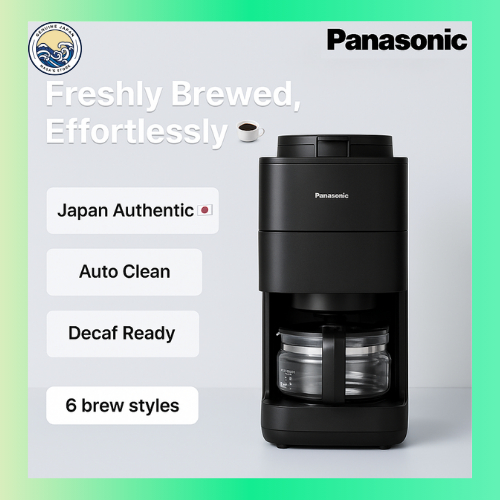 ✨ Panasonic NC-A58-K All-in-One Coffee Maker ☕ with Grinder
