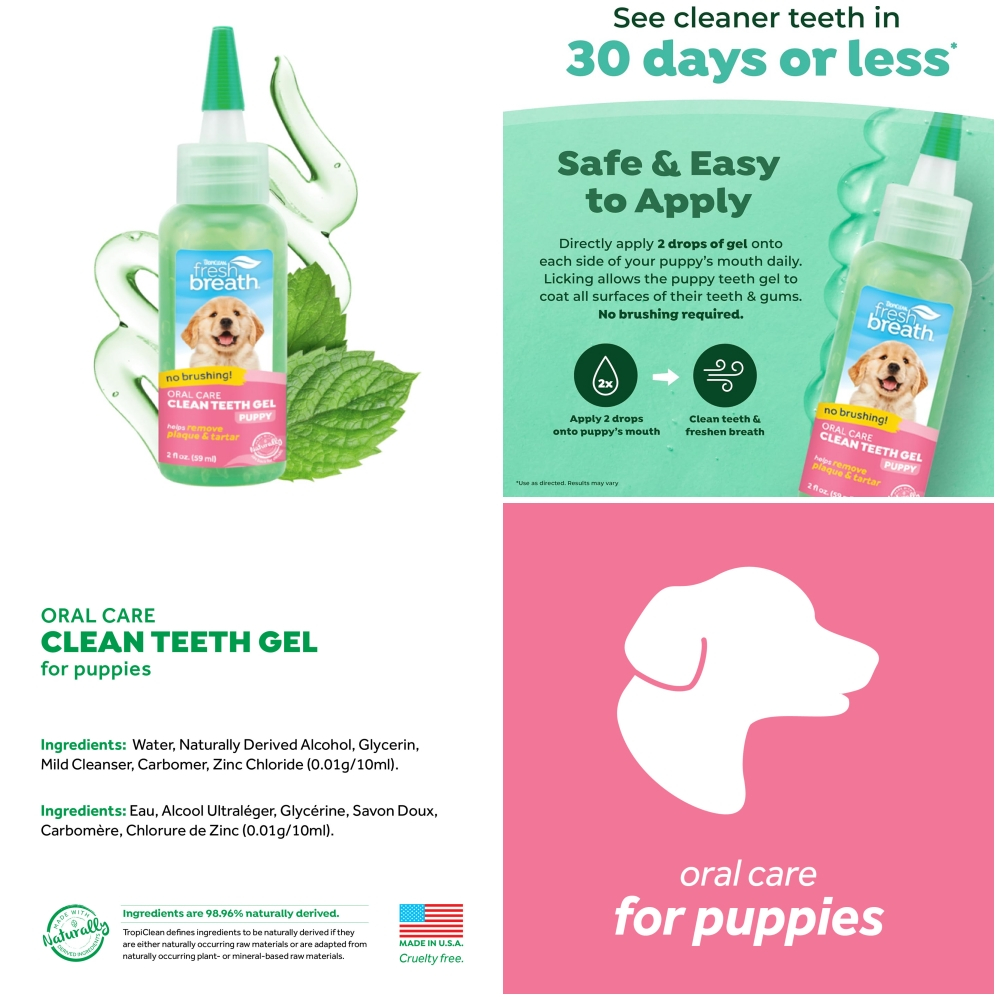 Tropiclean Peanut Butter Toothpaste Tropiclean Fresh Breath Clean