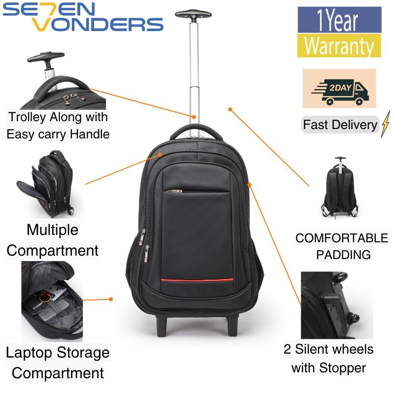 (🇸🇬 Next day delivery)#E745 Ultimate Step-UpTrolley Backpack: Multi ...