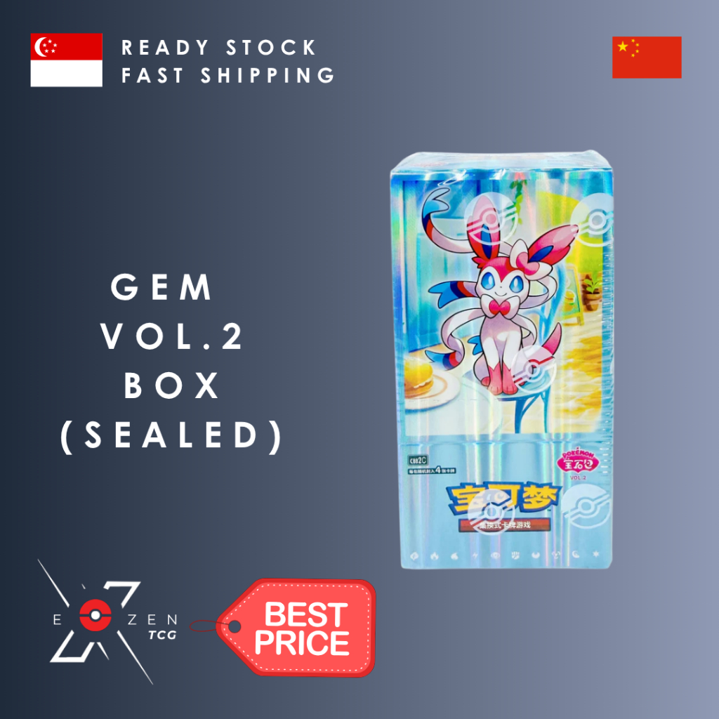 Pokemon Gem Pack Volume 2 Booster Box [Chinese][CBB2C] | Shopee Singapore