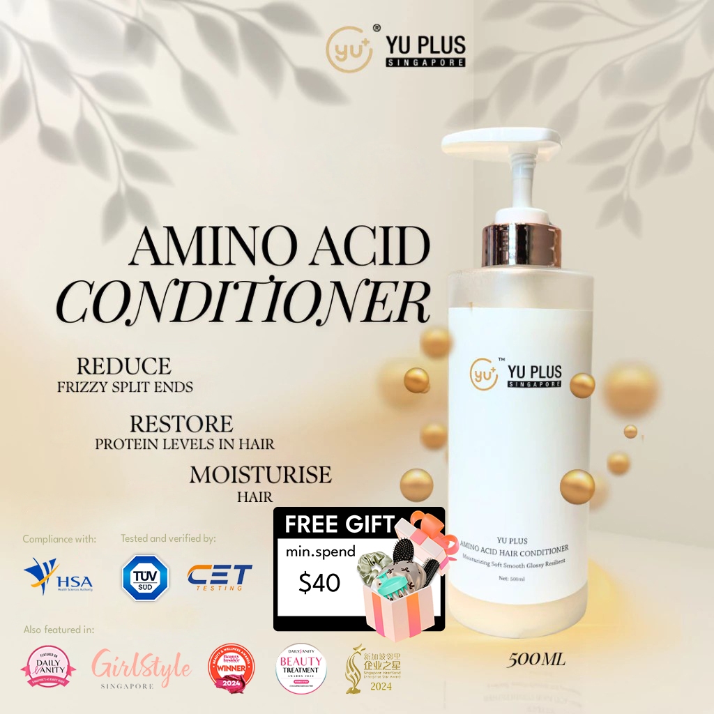 YU PLUS Amino Acid Hair Conditioner -Reduce Frizz / Restore Shine ...