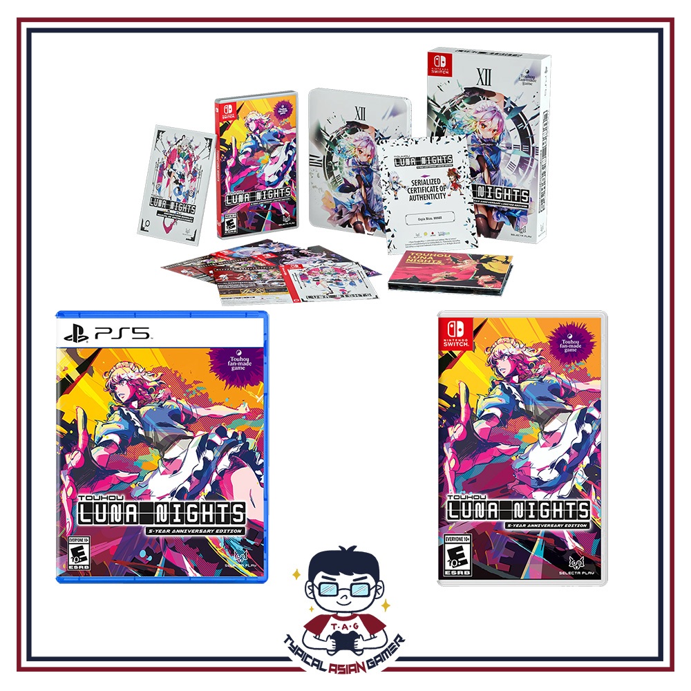 Jeu Touhou Luna Nights 5 Year Anniversary Edition PS5 - Neuf Sous Blister - PEGI 16