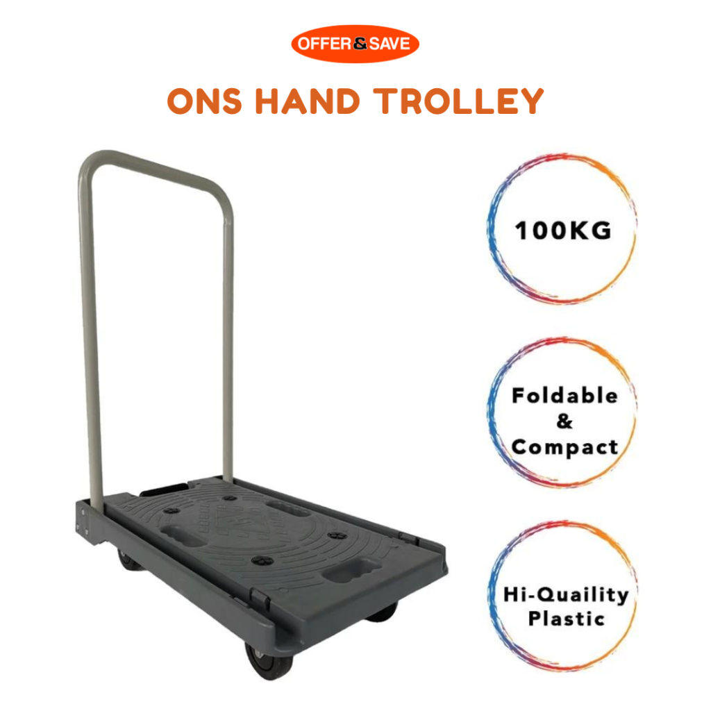 ONS Durable Foldable Handheld Trolley for Warehouse or Home Use 100KG ...