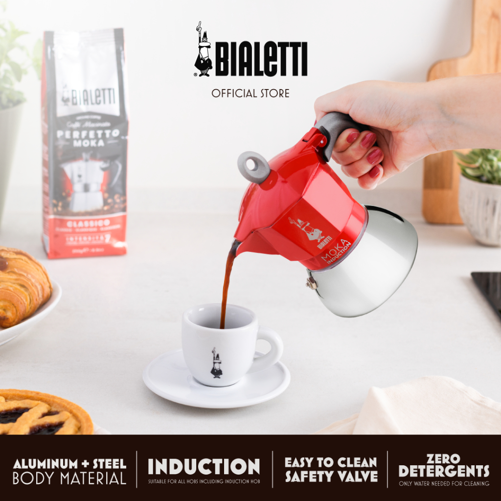 New Bialetti Moka Induction Coffee Pot Moka Pot Espresso Coffee