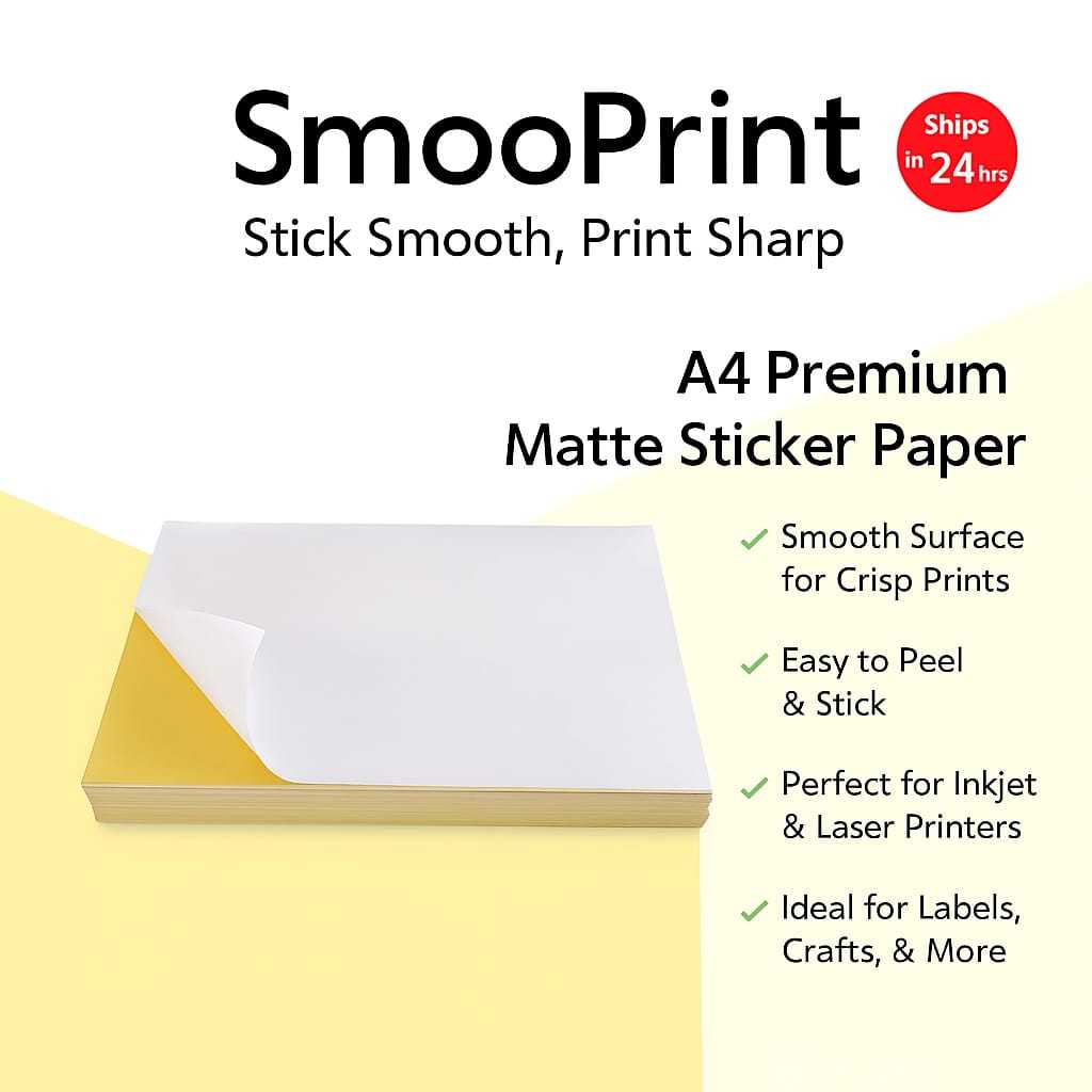 [SG]100pcs A4 Matte Self Adhesive Airwaybill Printing Sticker Paper ...