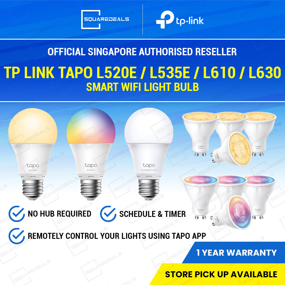 TP Link Tapo L520E L535E L610 L630 Smart WiFi Light Bulb Multicolor ...