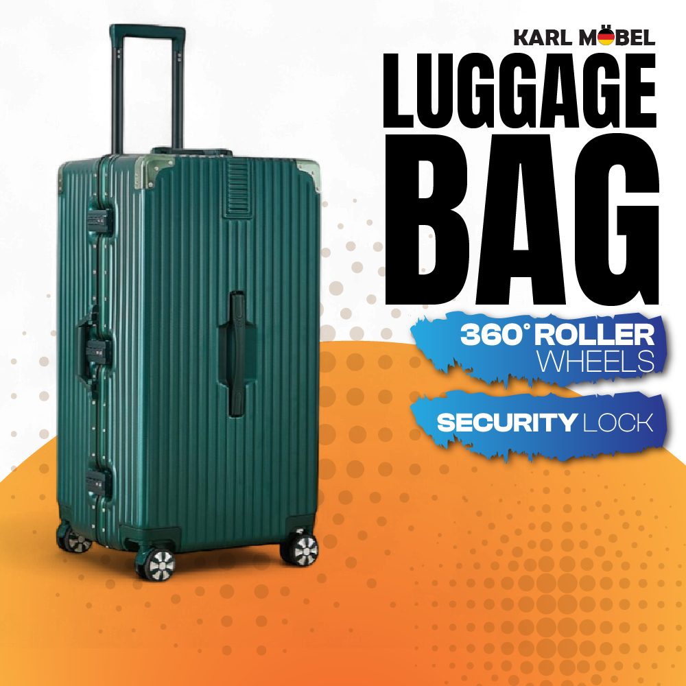Luggage Bag Travel Carrier 30 32 34 inch Large Lightweight Hard Case ...