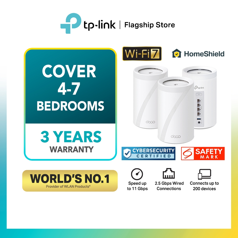 TP-Link Deco BE65 / Deco BE65 Pro BE11000 Whole Home Mesh WiFi 7
