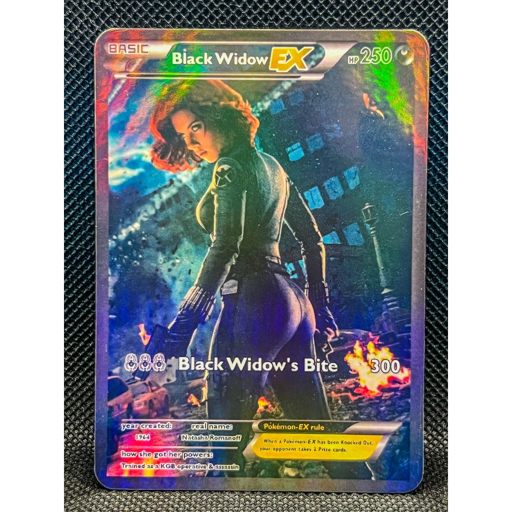 Marvel: Black Widow Pokemon Card | Shopee Singapore