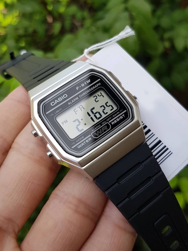 Casio Vintage Chronograph Alarm Digital F-91WM-7A F91WM-7A Unisex Watch ...